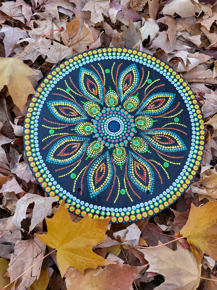 Hand Painted Dot Mandala - photo 2