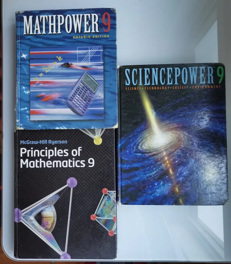 Grade 9 Mathematics and Science Textbooks