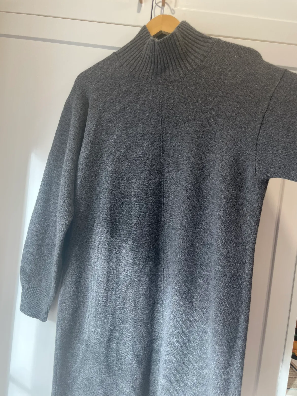 Banana Republic Grey Turtleneck Sweater Dress image indicator(2)