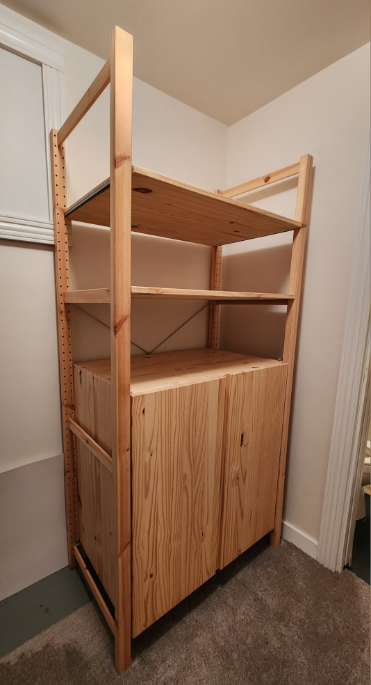 IKEA IVAR Shelf Unit with Cabinet Doors - photo 2