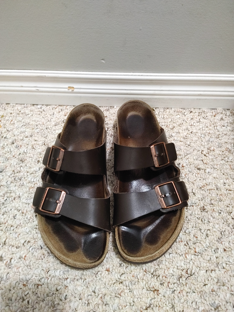 Birkenstock Arizona Brown Leather Sandals - photo 3