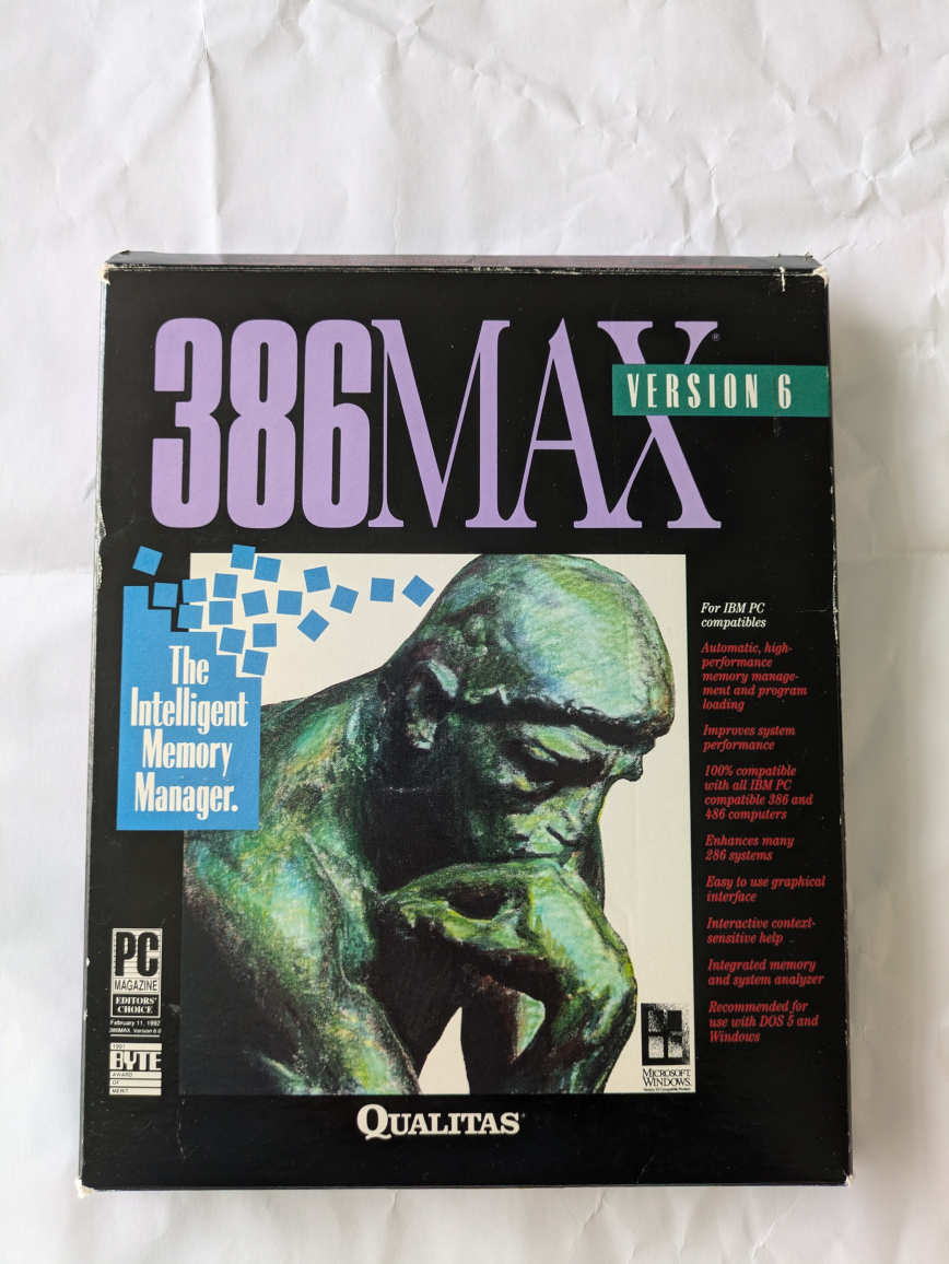 386MAX Memory Manager