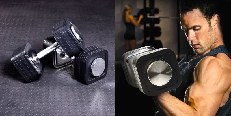 Ironmaster Quick-Lock Adjustable Dumbbell System (75 lb Set) thumbnail