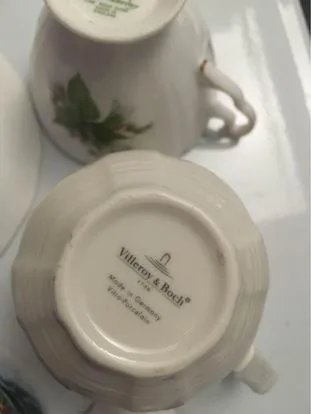 Vintage Teacups and Saucer Set image indicator(8)