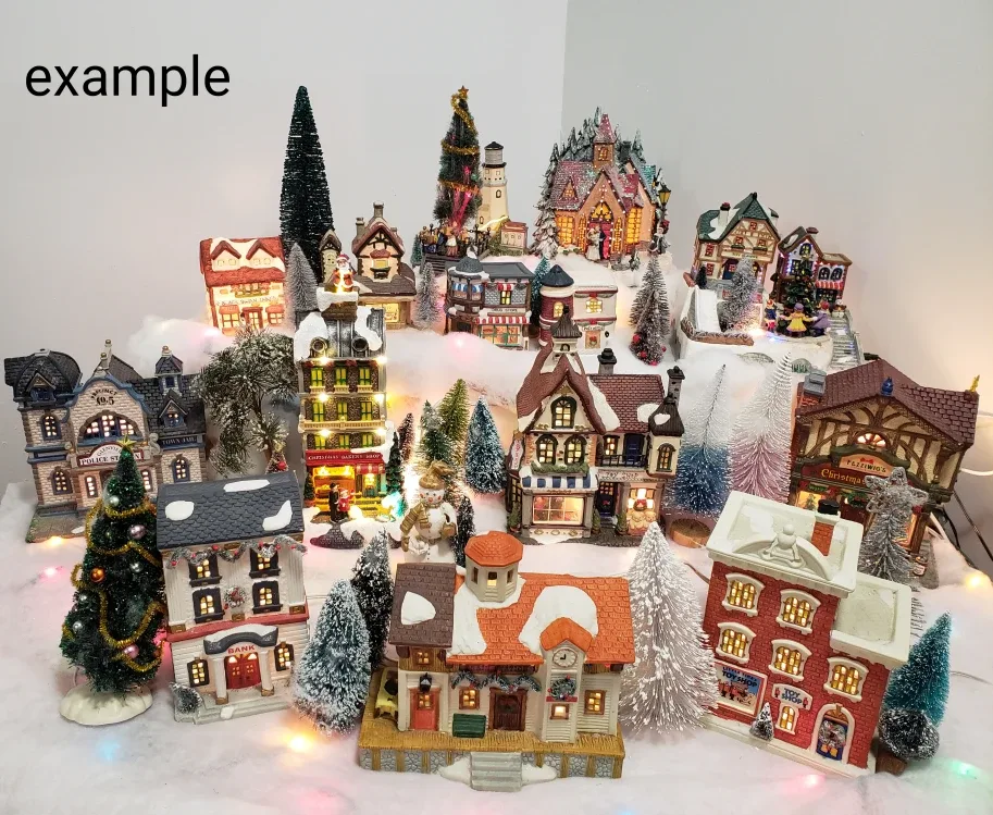 Christmas Village Houses image indicator(4)