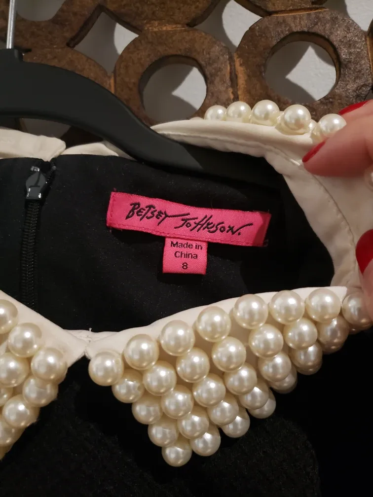 Betsey Johnson Pearl Collar Dress image indicator(7)