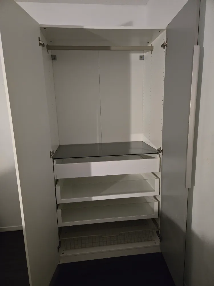 IKEA Pax Wardrobe with Mirror Door image indicator(2)