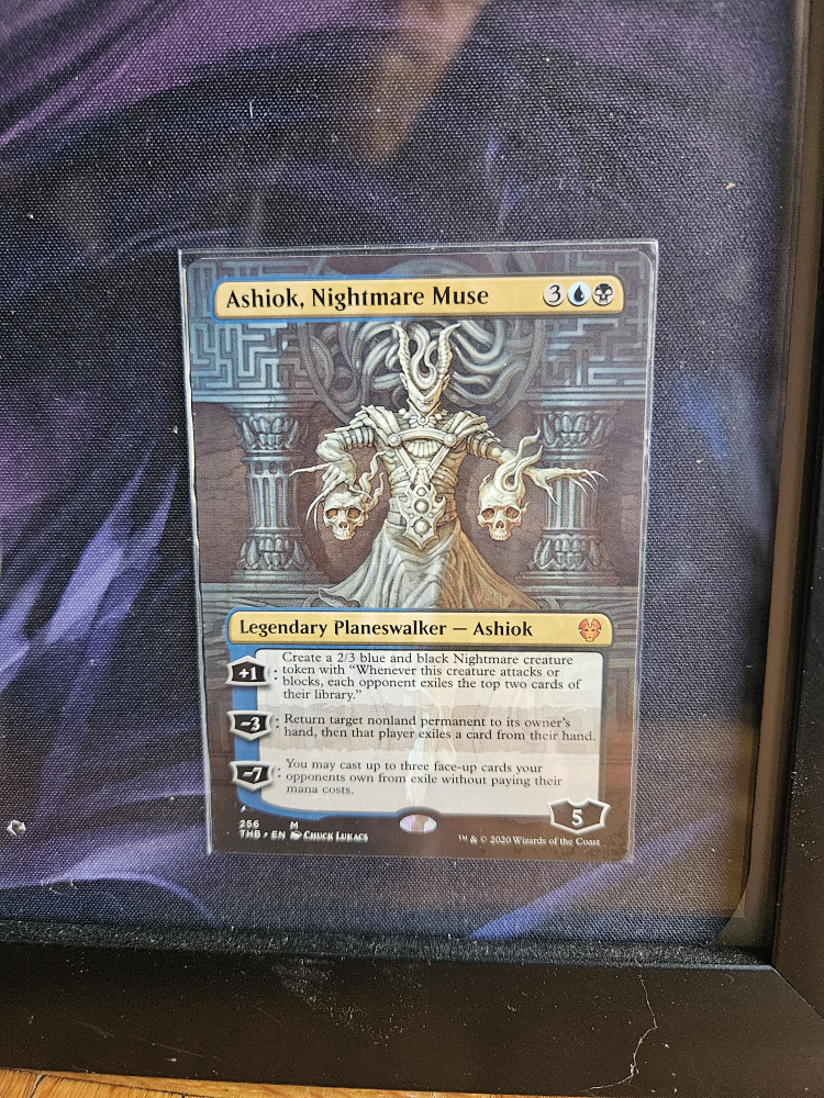 Ashiok, Nightmare Muse Framed MTG playmat - photo 3