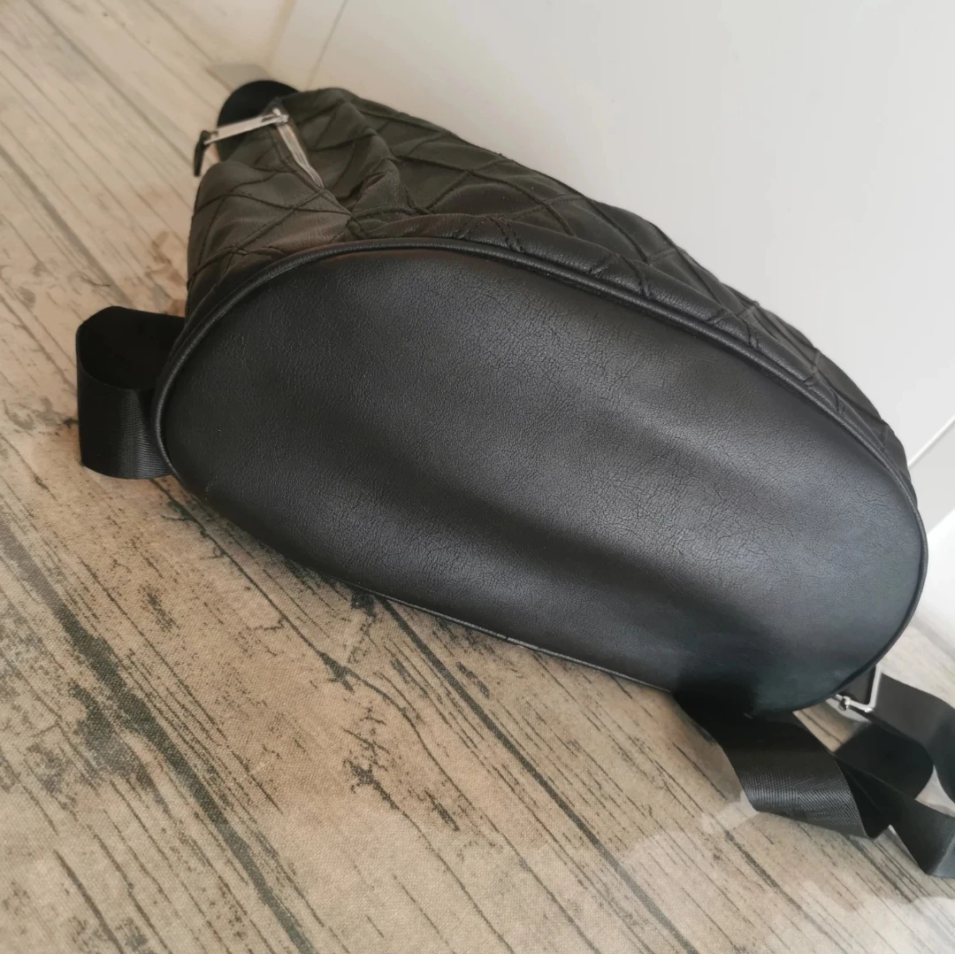 Leather Black backpack & Shoulder Bag - photo 5