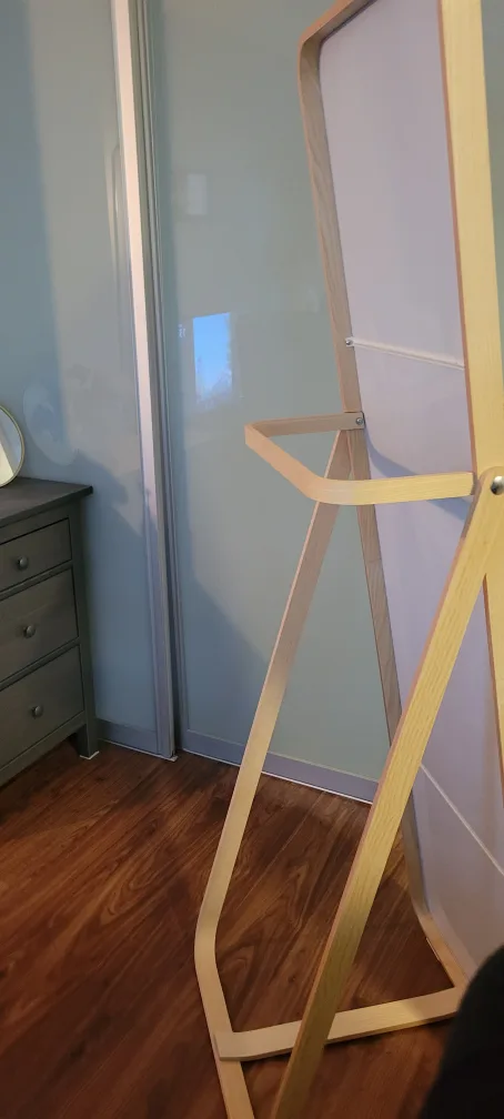 IKEA IKORNNES Full Length Wood Standing Mirror image indicator(3)