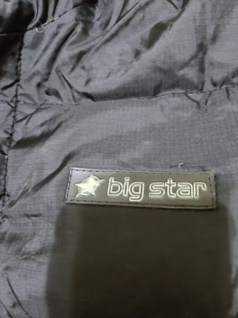 Big Star Black Puffer Jacket Size S 🧡 image indicator(4)