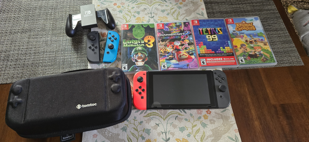 Nintendo Switch with Games and Accessories