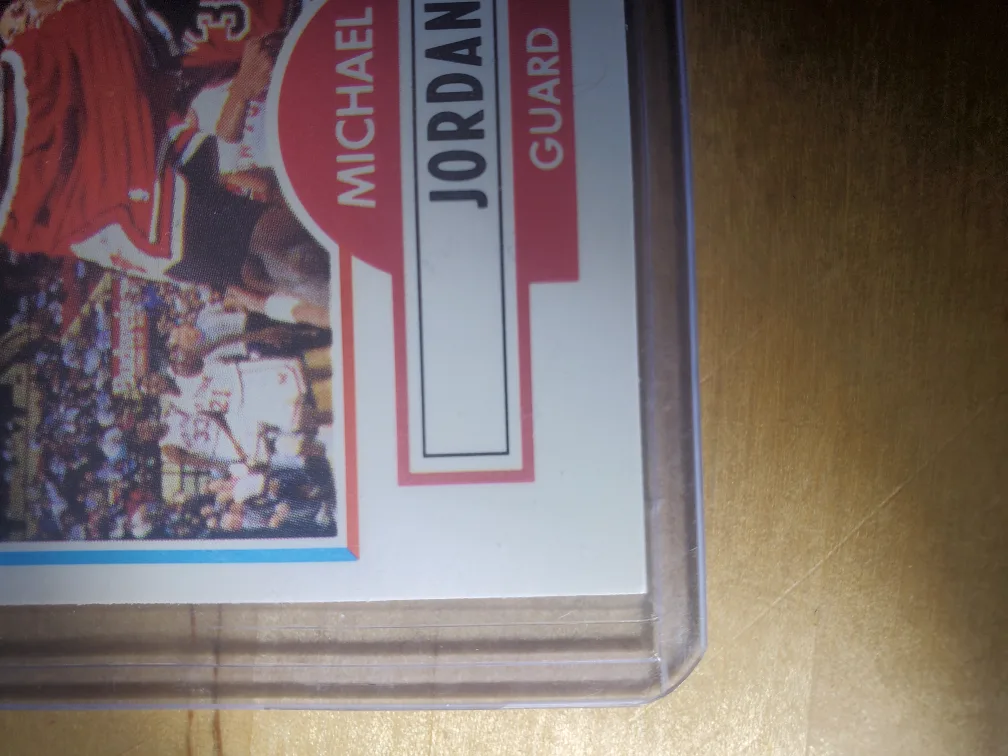 Michael Jordan 1990 Fleer NBA Basketball card dunking image indicator(6)
