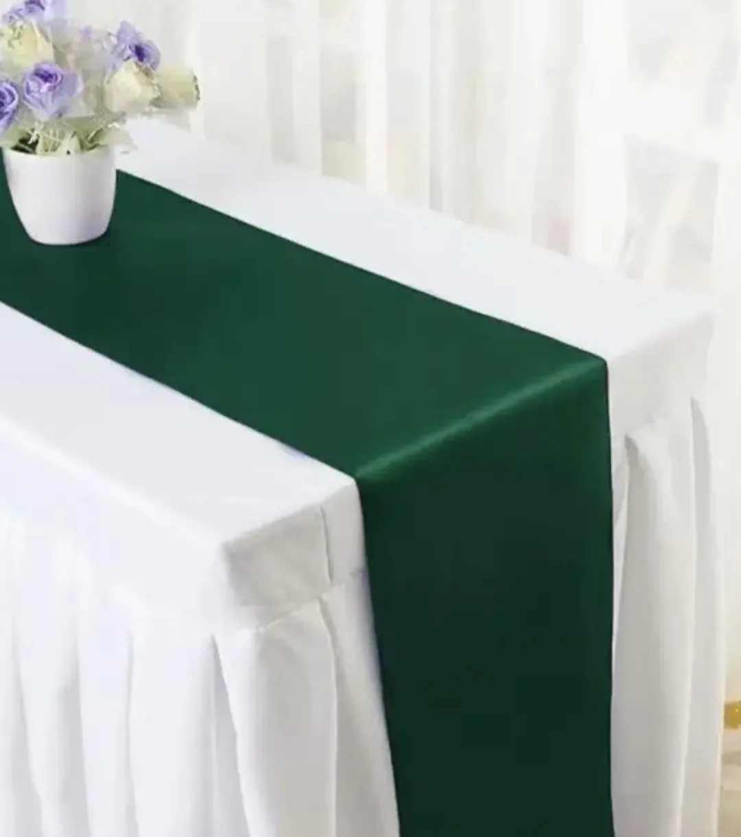 15 dark green table runners thumbnail