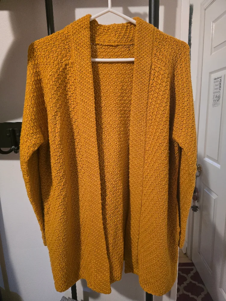 Tabi Women's Mustard Yellow Sweater & Cardigan Set image indicator(2)