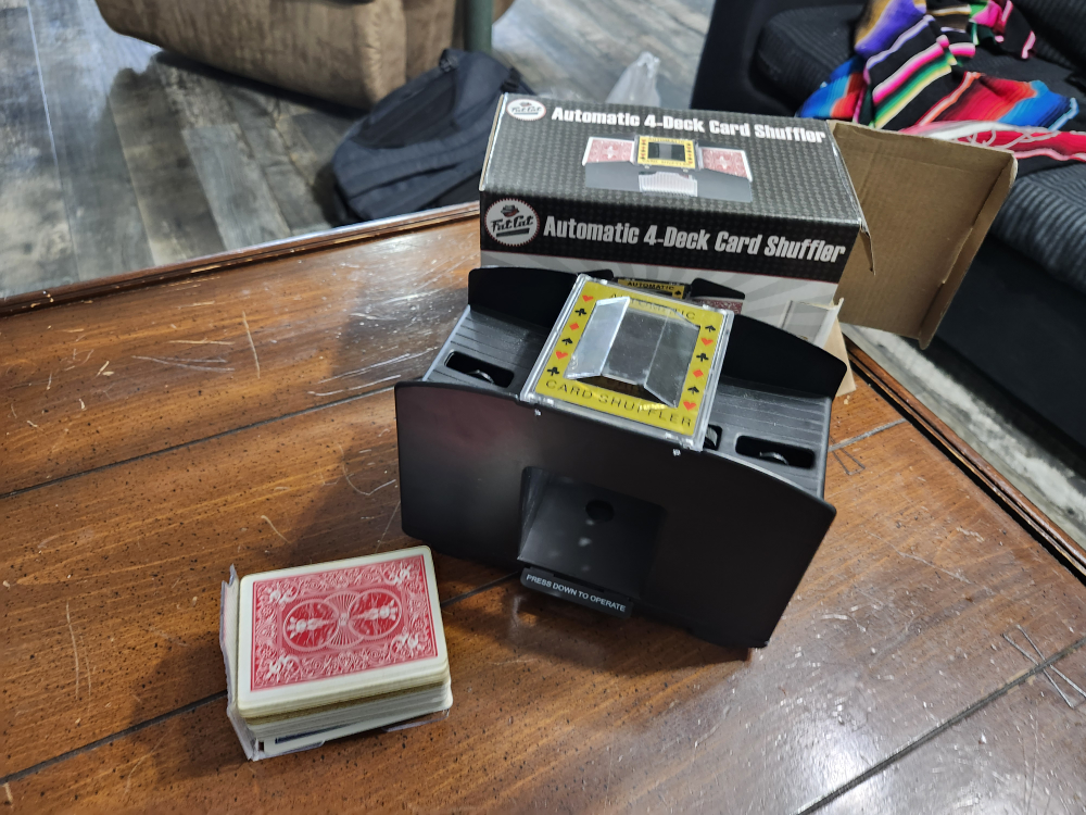 Automatic 4-Deck Card Shuffler - photo 4