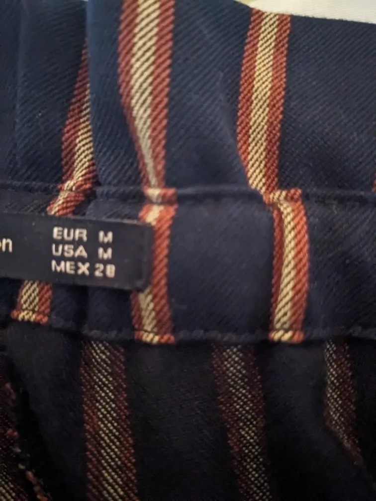 🧡 Zara Striped Ankle Length Pants image indicator(3)