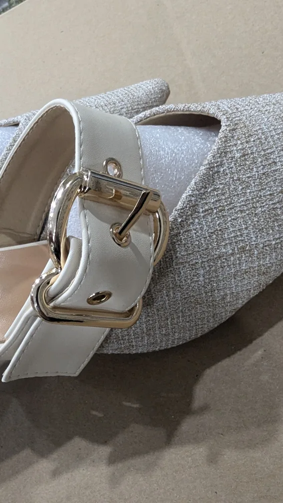 Beige Buckle Heels image indicator(5)