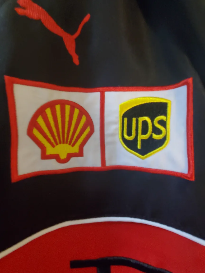 Vintage Black Ferrari F1 Racing Jacket Shell Bridgestone image indicator(5)