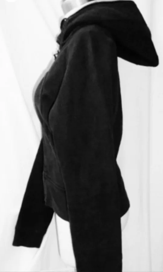 ❣️ Vintage Lululemon Black Scuba Hoodie Jacket Zip Up Small 6 image indicator(4)