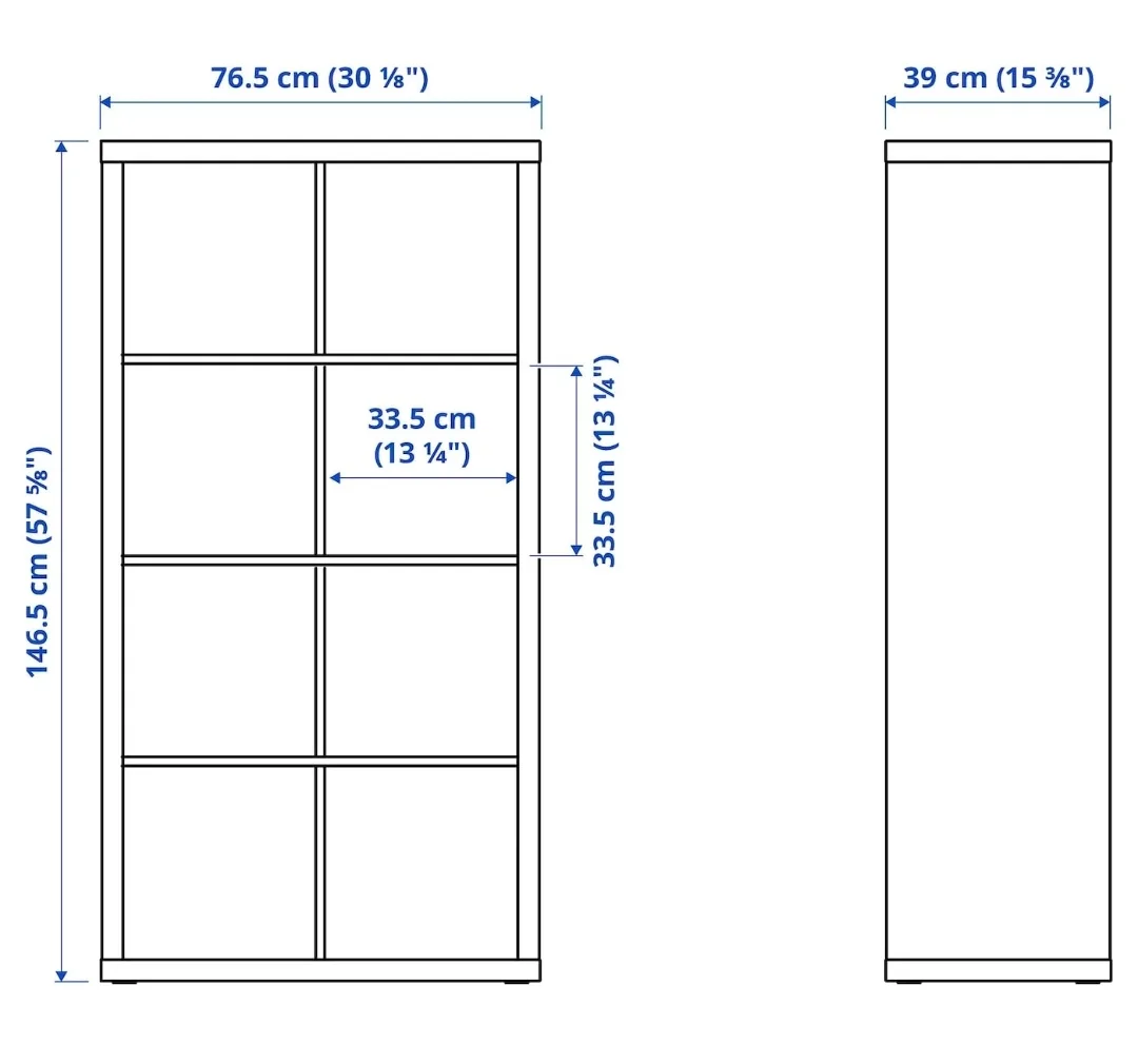 IKEA Kallax Shelf 2 x 4 image indicator(5)
