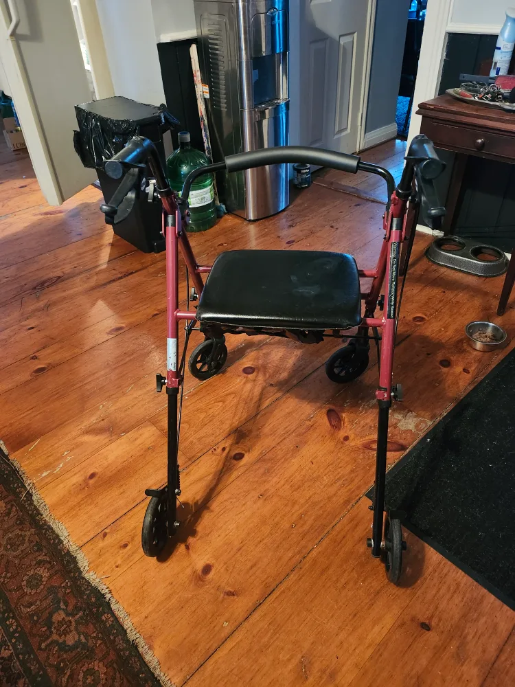 # Freestyle Drive Medical Folding Walker with Seat and Basket image indicator(5)