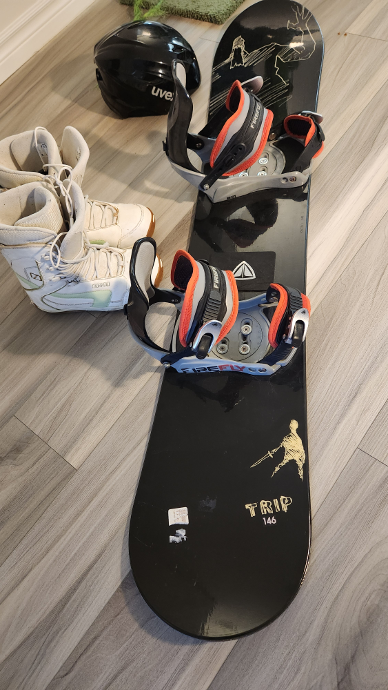 Snowboard Package - Morrow Boots, Firefly Bindings, Trip Board