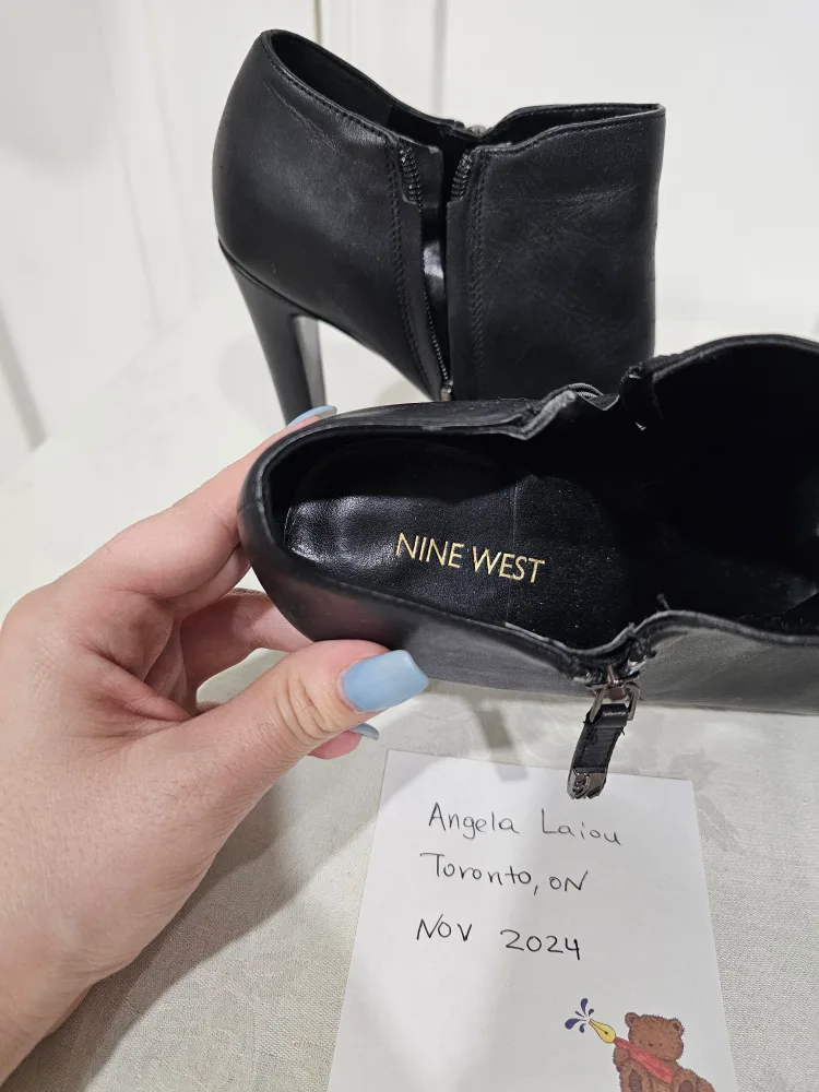Nine West Black Ankle Boots image indicator(5)