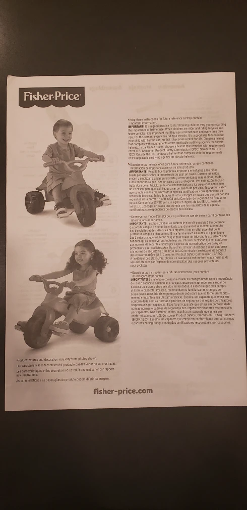 Fisher-Price Harley-Davidson Tough Trike - photo 4