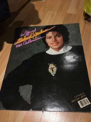 Vintage 1985 Michael Jackson Calendar image indicator(8)