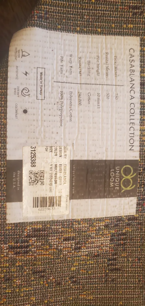 Wayfair Rectangle green/navy rug image indicator(5)