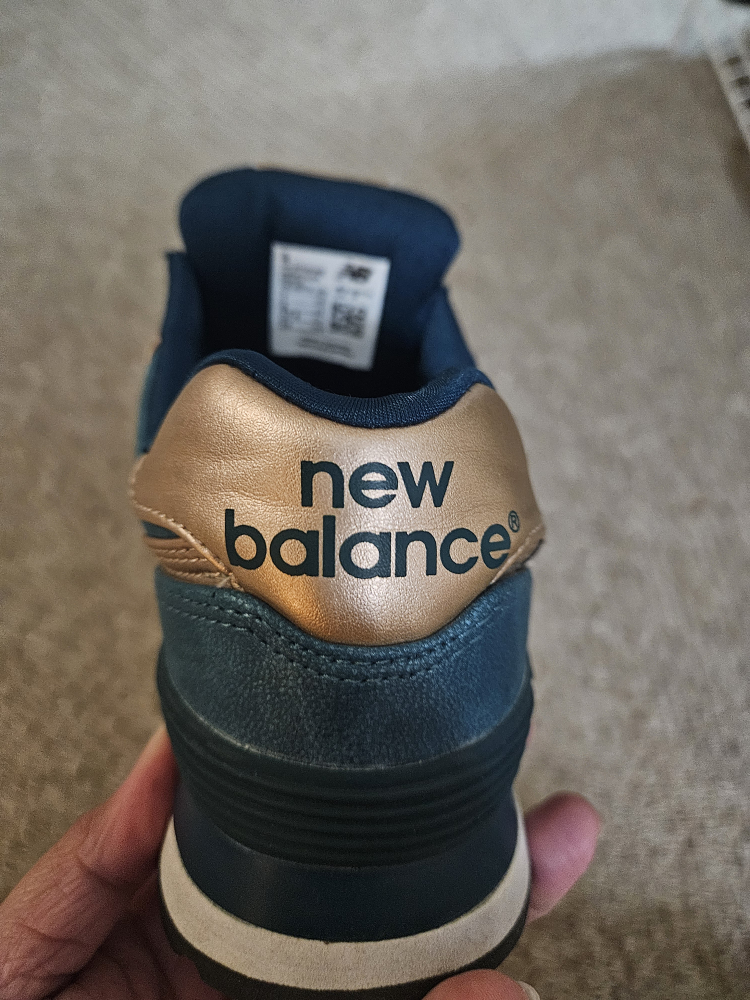 New Balance 574 Teal and Gold Suede limited edition - photo 5