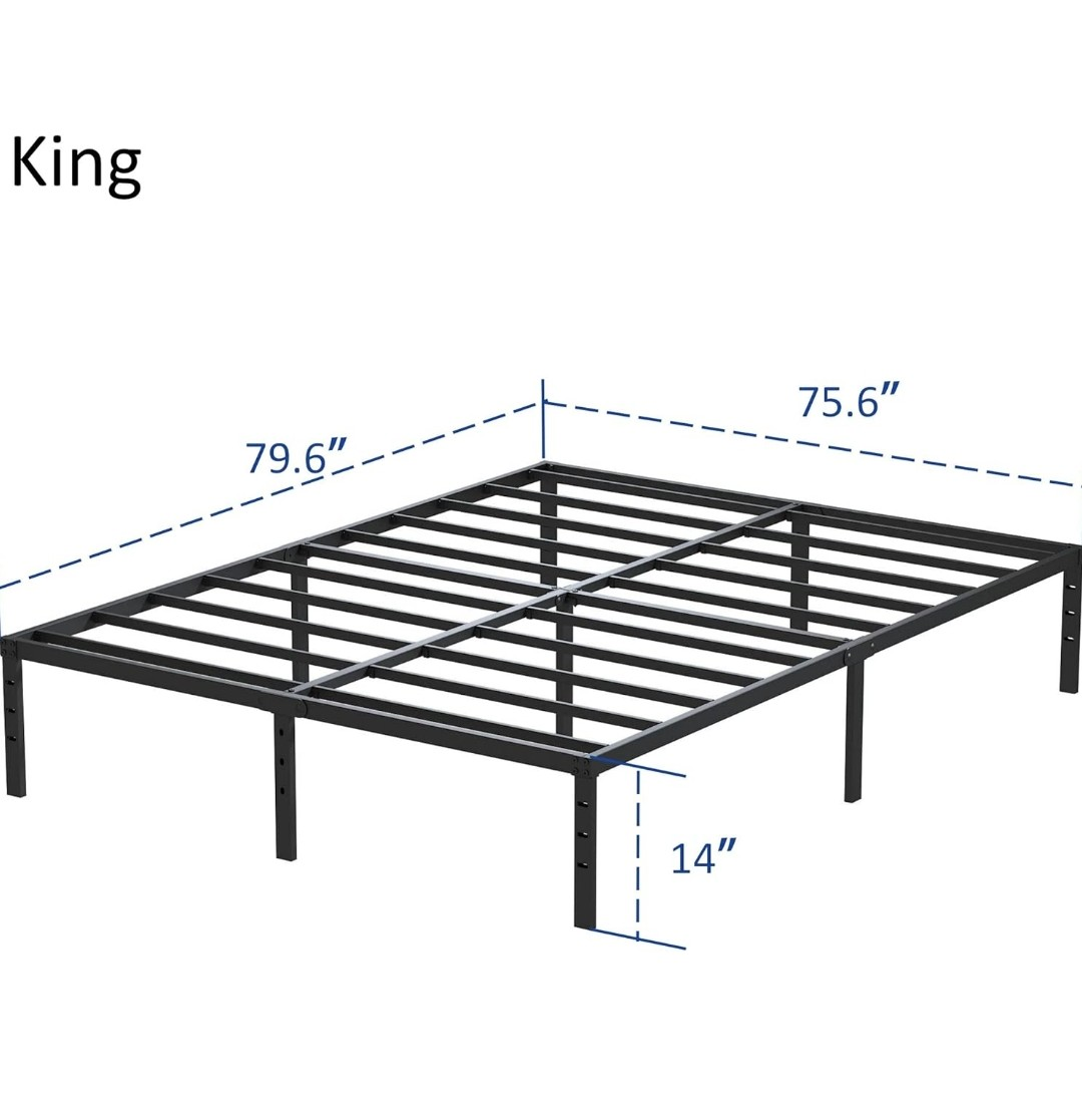 King Size Metal Bed Frame - photo 2