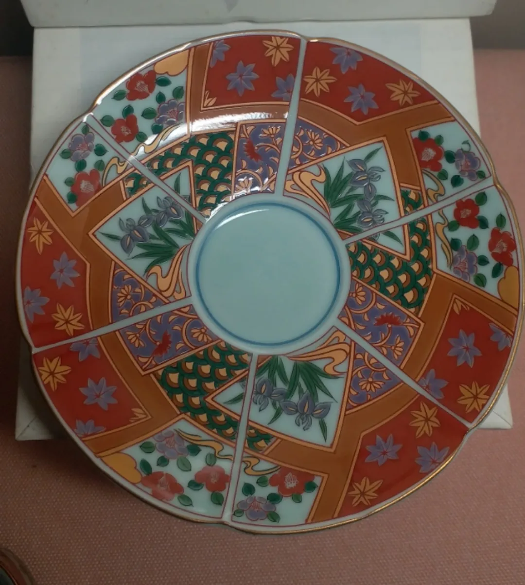 Vintage Arita Porcelain Teacup and Saucer image indicator(4)