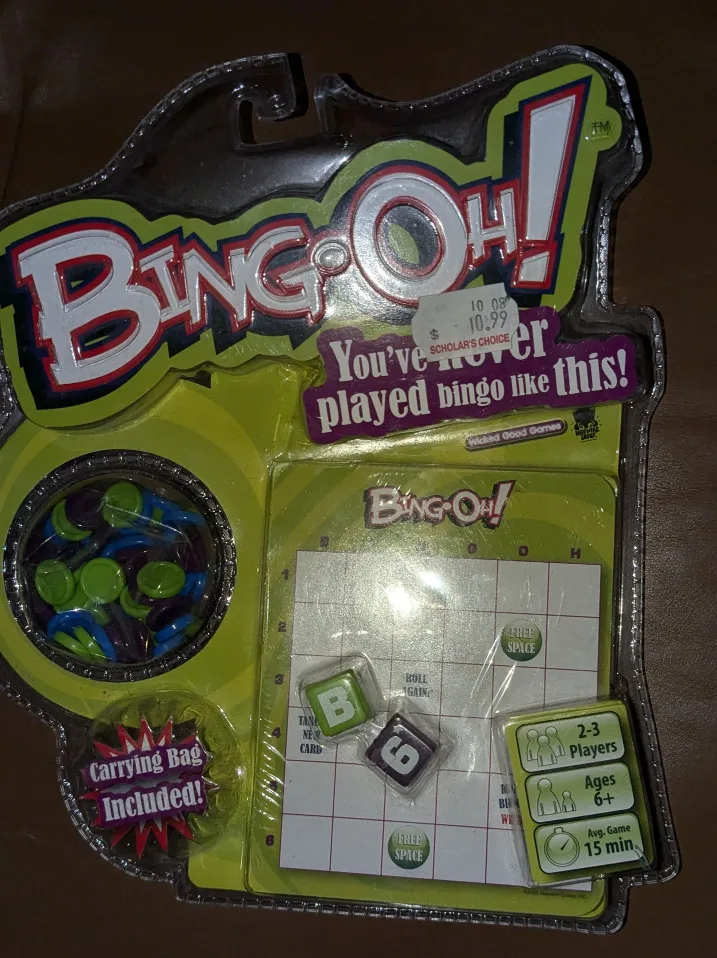 Bing-Oh! Game - New In Box.  Great for Travel #freecycle image indicator(2)