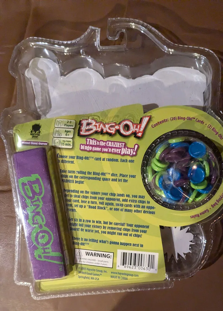 Bing-Oh! Game - New In Box.  Great for Travel #freecycle image indicator(4)