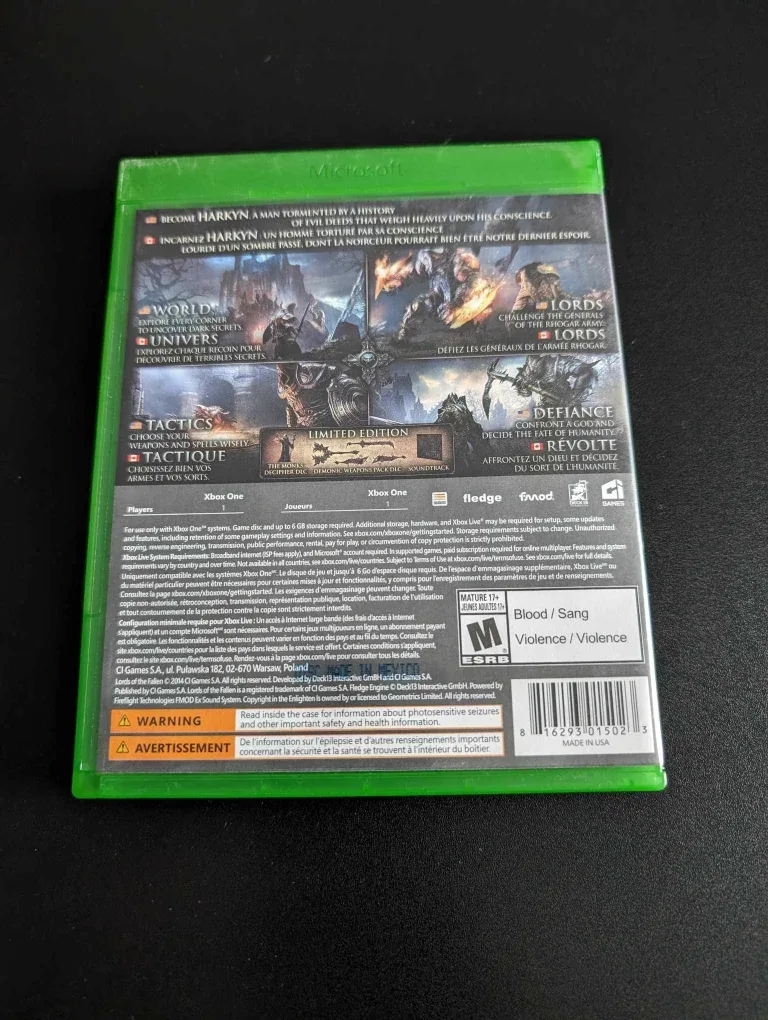 Lords Of The Fallen (Xbox One) - Read Bio image indicator(2)