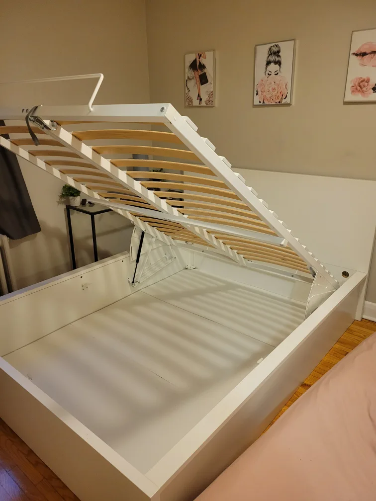 IKEA Queen Bed Frame with Storage thumbnail