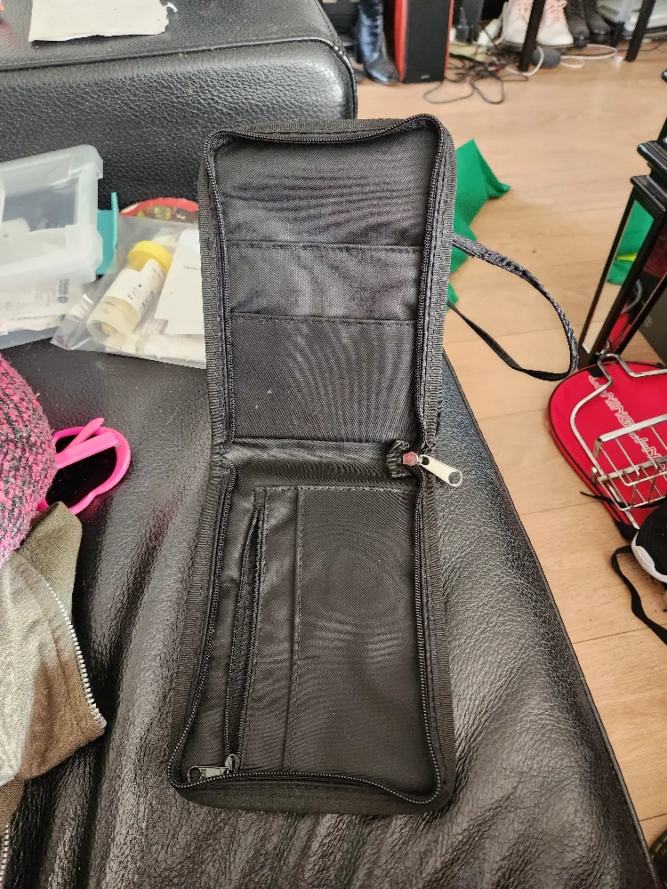 Miss Sixty Black Zippered Pouch image indicator(2)