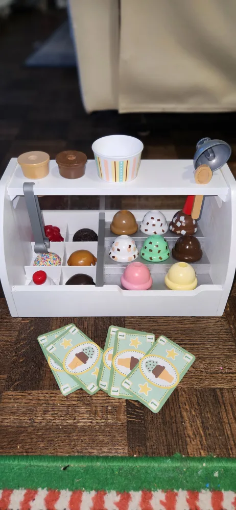 Melissa & Doug Wooden Ice Cream Shop Play Set thumbnail