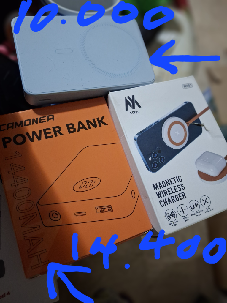 New never used many models power bank
