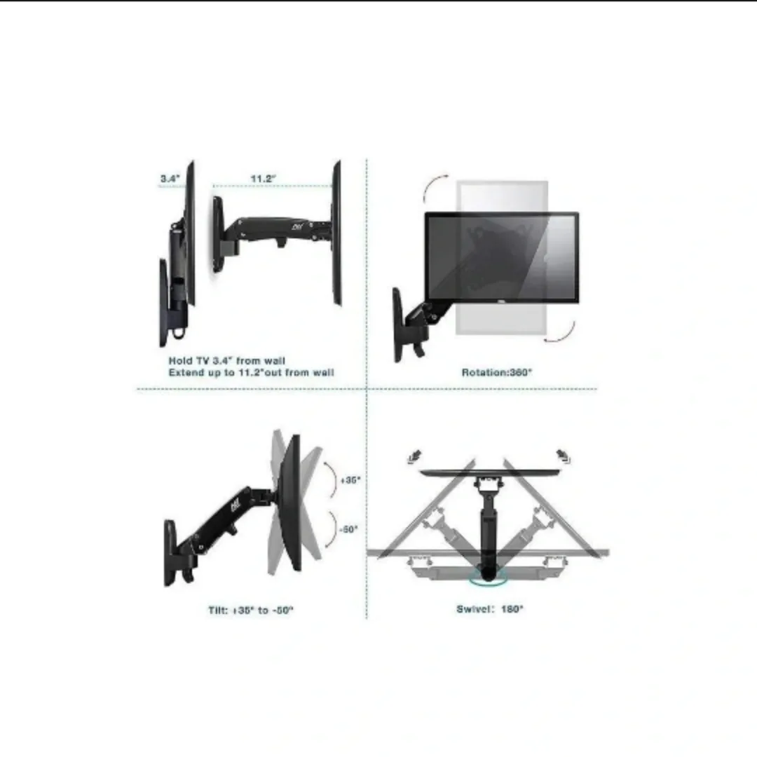 Monitor/TV Wall Mount/Arm (fits 17"-27") image indicator(2)