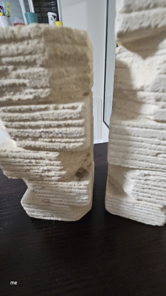Stone candle stand