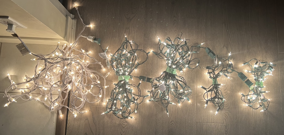 Assorted Christmas lights