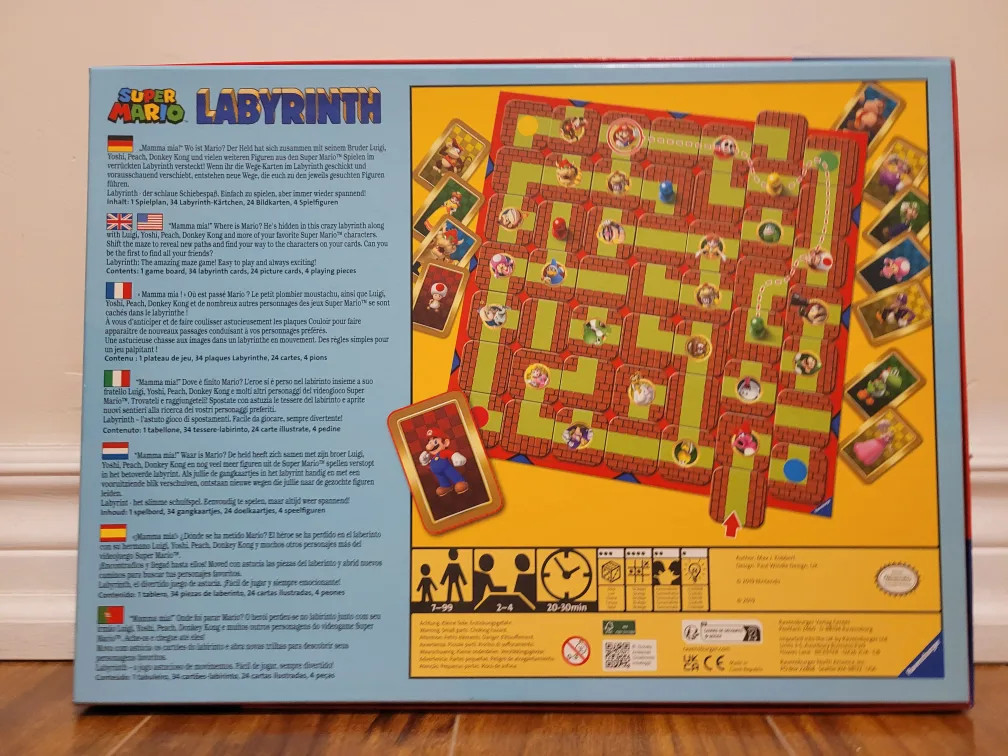 Super Mario Labyrinth Board Game image indicator(2)
