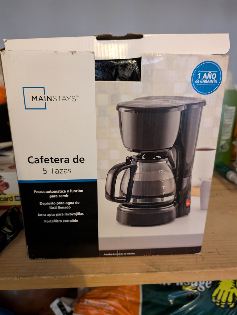 Mainstays 5 Cup Coffee Maker #freecycle