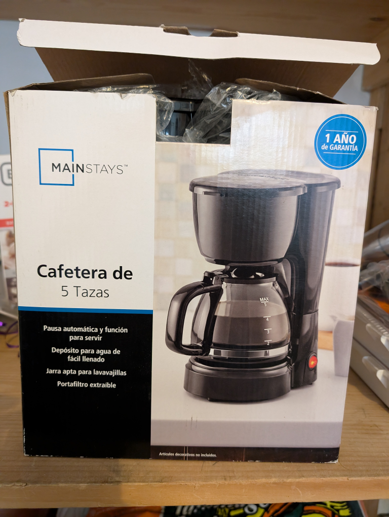 Mainstays 5 Cup Coffee Maker #freecycle - photo 2
