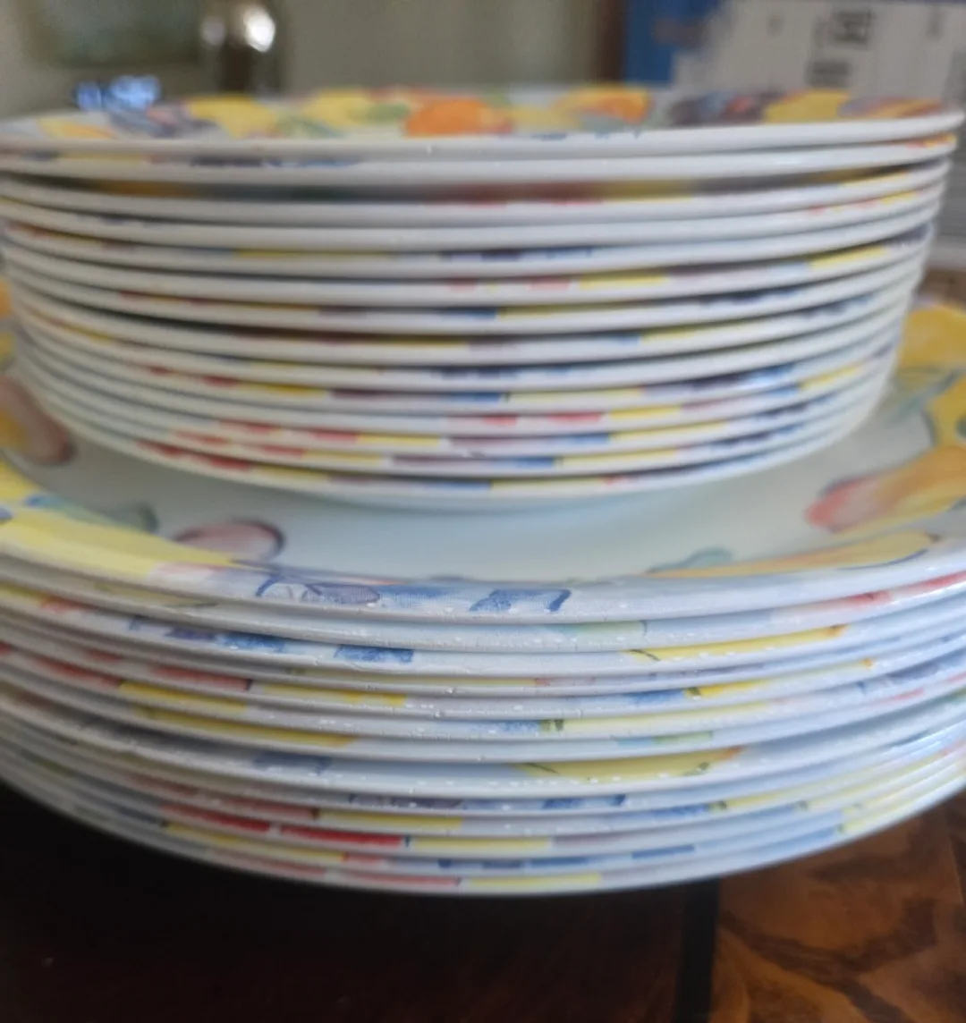 Vintage Corelle "Fruit Basket" Dishes image indicator(9)