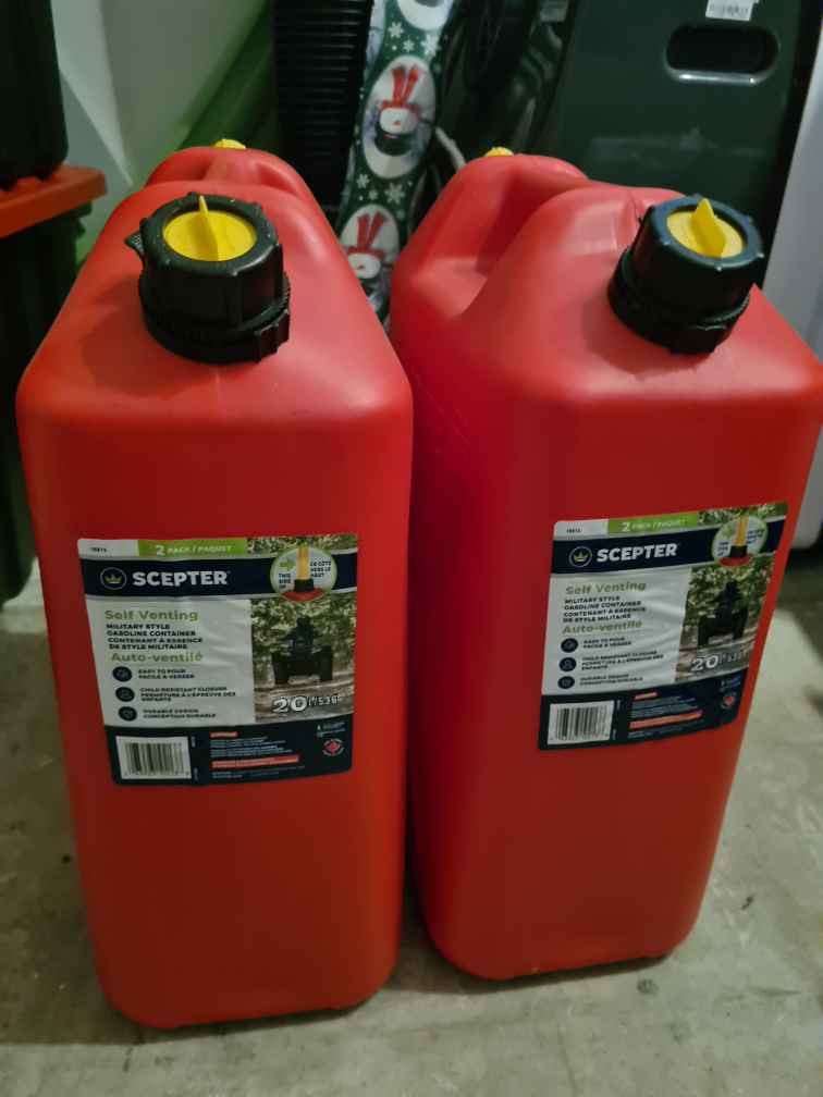 2 Pack Scepter 20L Self Venting Gas Cans - photo 2