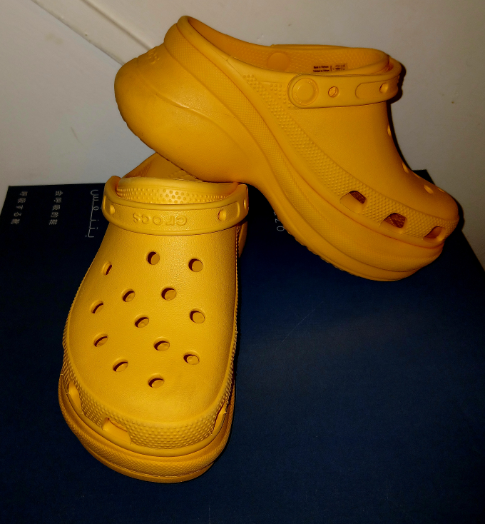 Women's Crocs Classic Bae Clog  Color: Cantaloupe Size: W7